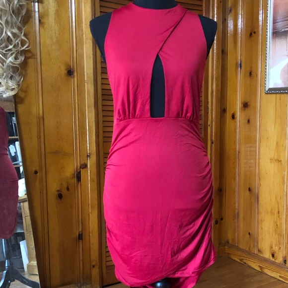 Ootn red cut out dress - Picture 2 of 10